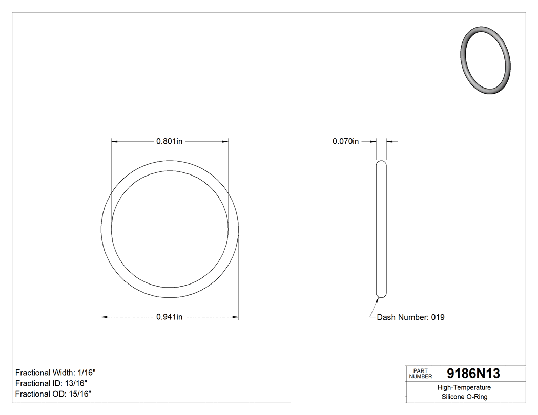 Technical drawing - 9186N13